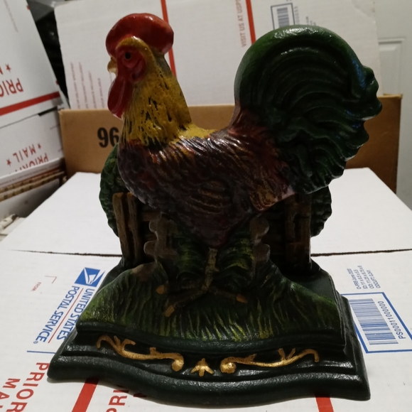 🐥VINTAGE CAST IRON NAPKIN HOLDER. A FANTASTIC GIFT. 🎁 - Picture 9 of 9